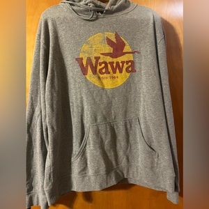 Unisex 2XL WAWA hoodie in heather grey!